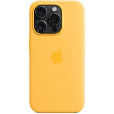     Apple iPhone 15 Pro Silicone Case with MagSafe - Sunshine,Model A3125 (MWNK3ZM/A) -  5