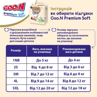  GOO.N Premium Soft 9-14   4 L   52  (F1010101-155) -  12