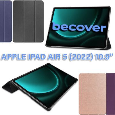    BeCover Smart Case Apple iPad Air 5 (2022) 10.9" Black (710770) -  8