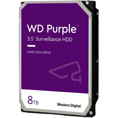   3.5" 8TB WD (WD85PURZ) -  1