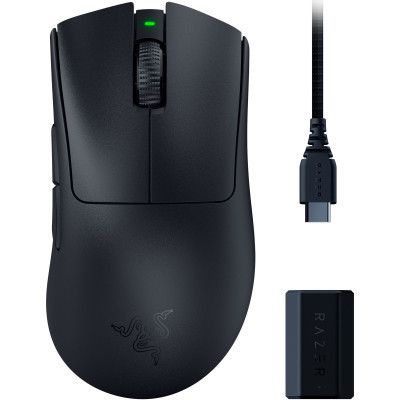  Razer DeathAdder V3 PRO Wireless & Mouse Dock Black (RZ01-04630300-R3WL) -  1