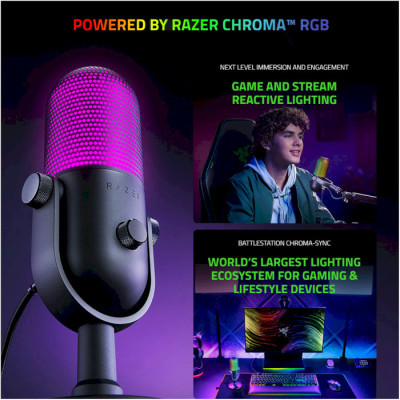 ̳ Razer Seiren V3 Chroma White (RZ19-05060200-R3M1) -  3