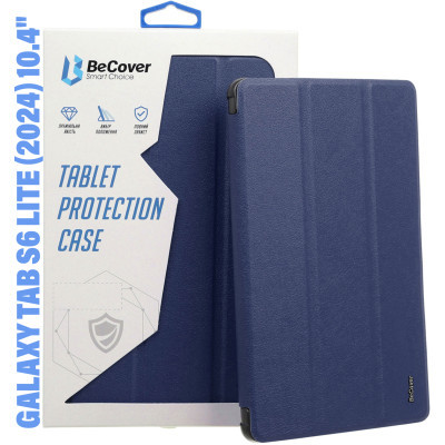    BeCover Smart Case Samsung Tab S6 Lite (2024) 10.4" P620/P625/P627 Deep Blue (710813) -  1