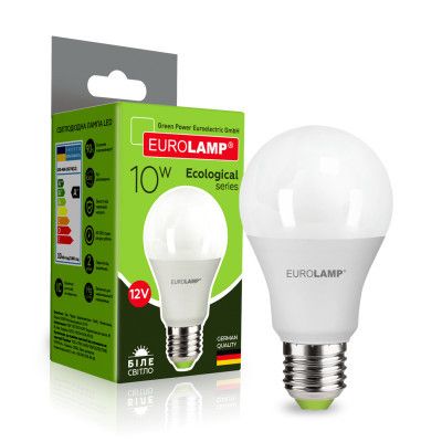  Eurolamp 60 10W E27 4000K 12V (LED-A60-10274(12)) -  1