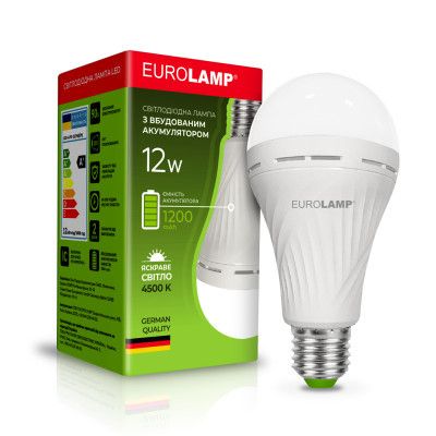  Eurolamp 70 12W E27 4500K (LED-A70-12274(EM)) -  1