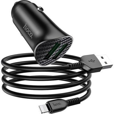   HOCO Z39 2xUSB Black (6931474735041) -  2