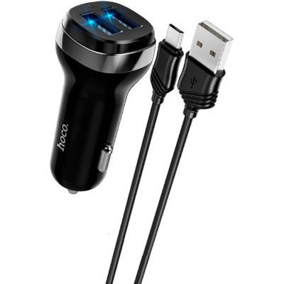   HOCO Z40 charger set (Micro) 2xUSB Black (6931474739698) -  1