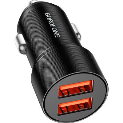   BOROFONE BZ19 2 x USB Black (BZ19B) -  2