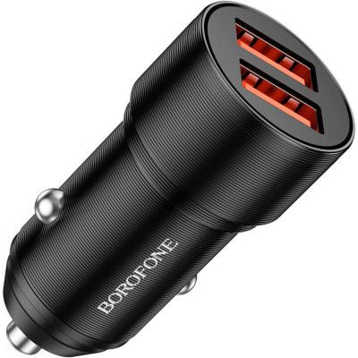   BOROFONE BZ19 2 x USB Black (BZ19B) -  1