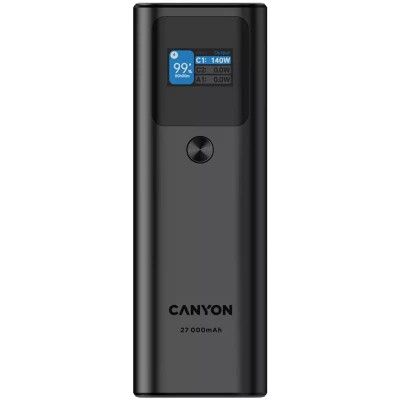   Canyon PB-2010 27000mAh PD/3.1/140Wh, in/out2xUSB-C PD/140W, outUSB-A/22.5W (CNE-CPB2010DG) -  3