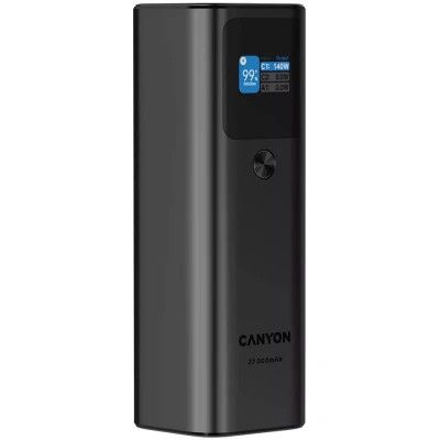   Canyon PB-2010 27000mAh PD/3.1/140Wh, in/out2xUSB-C PD/140W, outUSB-A/22.5W (CNE-CPB2010DG) -  4