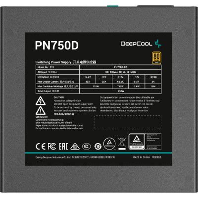   Deepcool 750W PN750D (R-PN750D-FC0B-EU) -  4