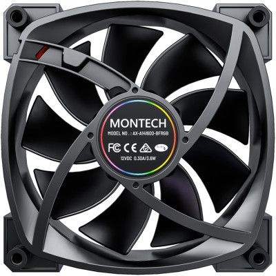    MONTECH AX140 PWM BLACK -  4