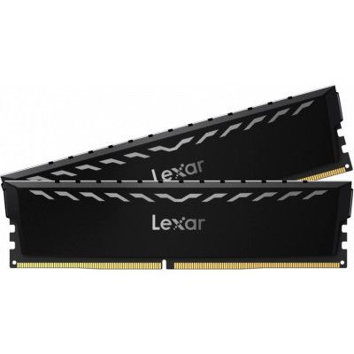     DDR4 16GB (2x8GB) 3600 MHz THOR Black Lexar (LD4U08G36C18LG-RGD) -  3