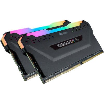     DDR4 32GB (2x16GB) 3200 MHz Vengeance RGB Pro Corsair (CMW32GX4M2E3200C16W) -  3