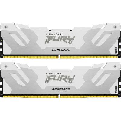     DDR5 32GB (2x16GB) 7600 MHz Renegade White XMP Kingston Fury (ex.HyperX) (KF576C38RWK2-32) -  1