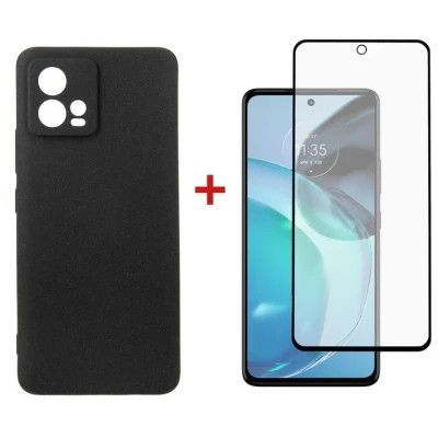     Dengos Kit for Motorola G72 case + glass (Black) (DG-KM-51) -  1