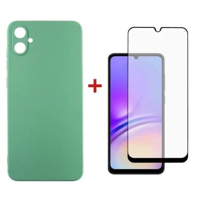     Dengos Kit for Samsung Galaxy A05 (A055) case + glass (Mint) (DG-KM-08) -  1