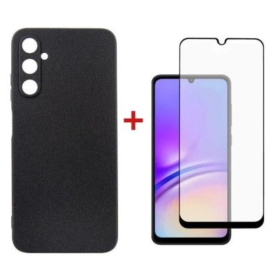     Dengos Kit for Samsung Galaxy A05s (A057) case + glass (Black) (DG-KM-09) -  1