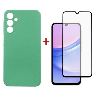     Dengos Kit for Samsung Galaxy A15 case + glass (Mint) (DG-KM-59) -  1