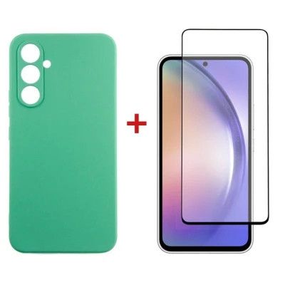     Dengos Kit for Samsung Galaxy A54 5G case + glass (Mint) (DG-KM-43) -  1