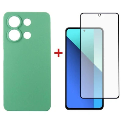     Dengos Kit for Xiaomi Redmi Note 13 4G case + glass (Mint) (DG-KM-62) -  1