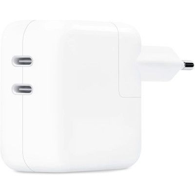   Apple 35W Dual USB-C Power Adapter Model A2676 (MW2K3ZM/A) -  1