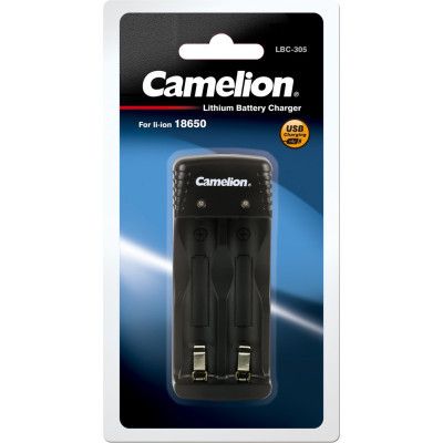     Camelion Lithium-ion charger for 2x Li-Ion 18650, Input DC 5V-1A (LBC-305) -  1