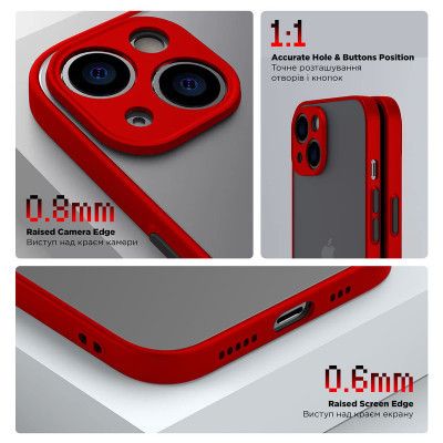     Armorstandart Frosted Matte Tecno Spark 20C (BG7n) Red (ARM73585) -  3