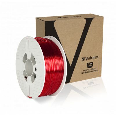   3D- Verbatim PETG, 2,85 , 1 , red-transparent (55062) -  3