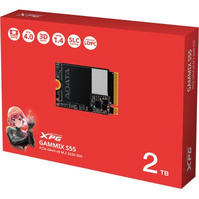 SSD  ADATA GAMMIX S55  2TB M.2 2230 (SGAMMIXS55-2T-C) -  3