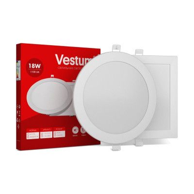  Vestum LED 18W 6000K 220V (1-VS-5110) -  1