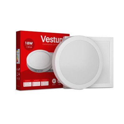  Vestum LED 18W 6000K 220V (1-VS-5307) -  1