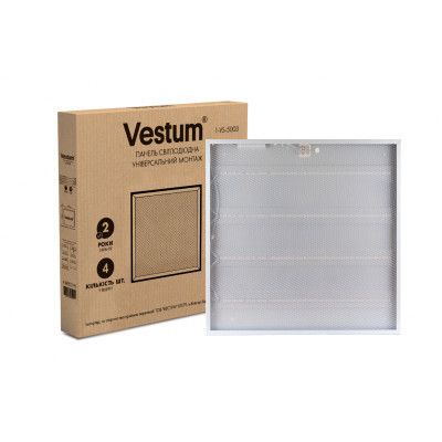  Vestum LED PRISMA 36W 600x600 6500K 220V (1-VS-5003) -  1