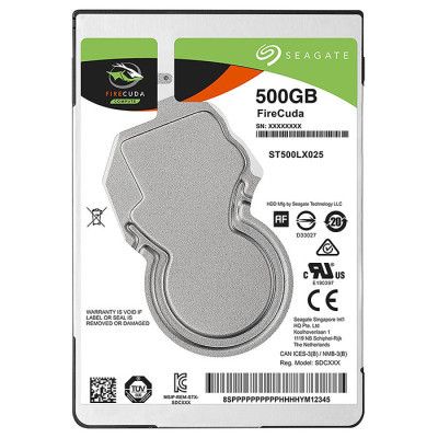     2.5" 500GB Seagate (ST500LX025) -  1