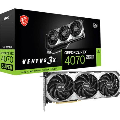  MSI GeForce RTX4070 SUPER 12Gb VENTUS 3X OC (RTX 4070 SUPER 12G VENTUS 3X OC) -  5