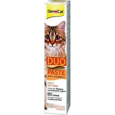    GimCat DUO PASTE Anti-hairball malt with cheese    50  (4002064427218) -  1