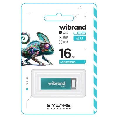 USB Flash Drive 16Gb Wibrand Chameleon Light Blue (WI2.0/CH16U6LU) -  2