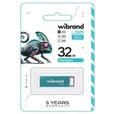 USB Flash Drive 32Gb Wibrand Chameleon, Light Blue (WI2.0/CH32U6LU) -  2