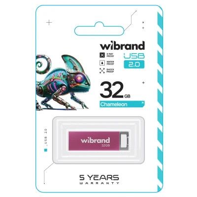 USB Flash Drive 32Gb Wibrand Chameleon, Pink (WI2.0/CH32U6P) -  2