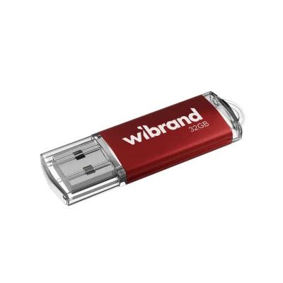 USB Flash Drive 32Gb Wibrand Cougar, Red (WI2.0/CU32P1R) -  1