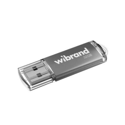 USB Flash Drive 32Gb Wibrand Cougar, Silver (WI2.0/CU32P1S) -  1