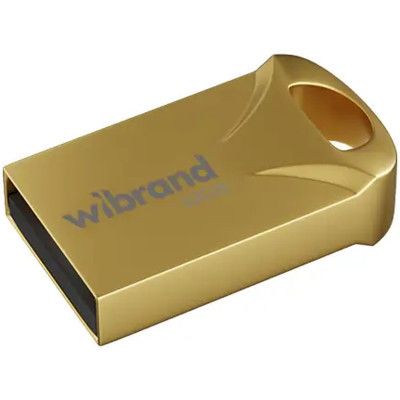 USB Flash Drive 32Gb Wibrand Hawk, Gold (WI2.0/HA32M1G) -  1