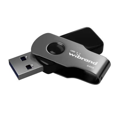 USB 3.2 Flash Drive 64Gb Wibrand Gen1 Lizard Black (WI3.2/LI64P9B) -  1