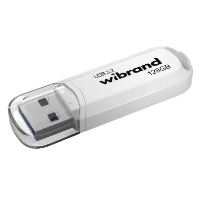 USB 3.2 Flash Drive 128Gb Wibrand Gen1 Marten White (WI3.2/MA128P10W) -  1