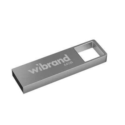 USB Flash Drive 64Gb Wibrand Shark Silver (WI2.0/SH64U4S) -  1