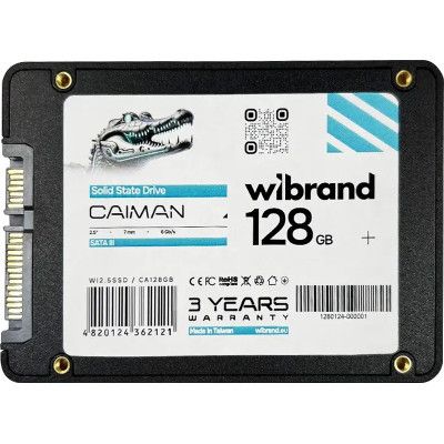  SSD 2.5" 128GB Caiman Wibrand (WI2.5SSD/CA128GB) -  2