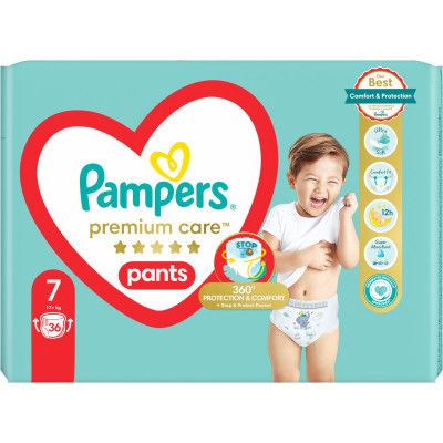 ϳ Pampers Premium Care Pants  7 (17+ ) 36  (8700216339001) -  3