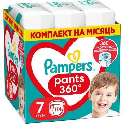  Pampers Pants Giant Plus  7 (17+ ) 114  (8700216341653) -  1