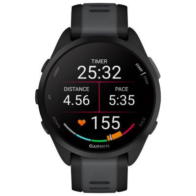 - Garmin Forerunner 165 Music, Black/Slate Grey, GPS (010-02863-30) -  2